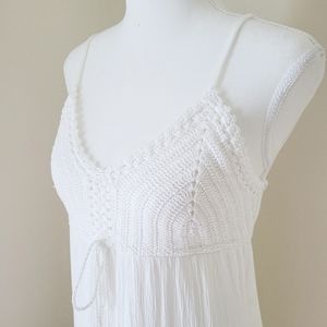 TEMT Size 8 Crochet Maxi Dress